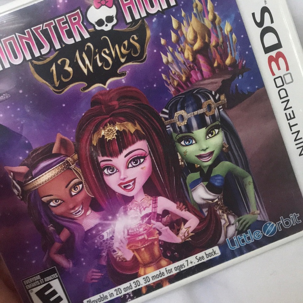 Nintendo 3DS Game Monster High 13 Wishes